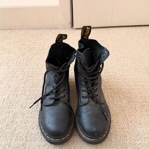 Dr. Martens Black Leather Boots